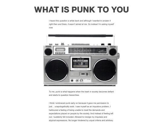 articles/whatispunk screenshot