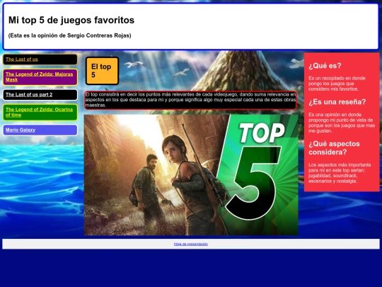 index screenshot