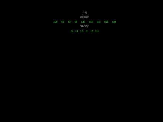 Diary screenshot