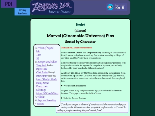 fics/MCU_Minus_WIP screenshot