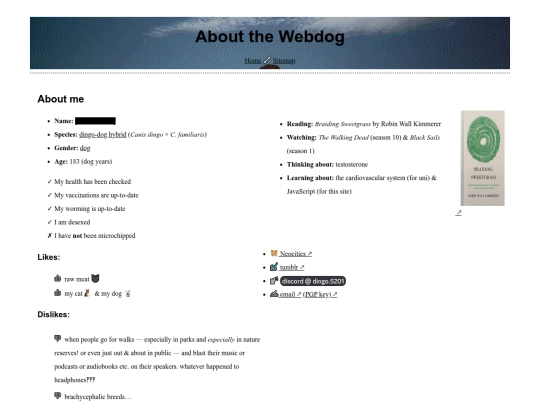 pages/about screenshot