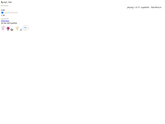 musicplayertest screenshot