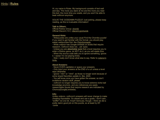 rules screenshot