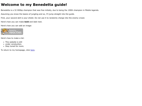 Benedettaguide screenshot