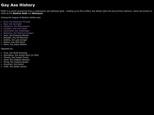 history screenshot