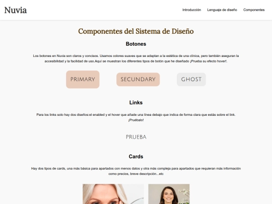 Sistema de diseño/componentes screenshot