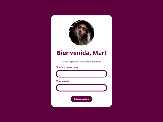 app musica/sesion screenshot