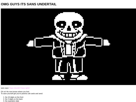 sans screenshot
