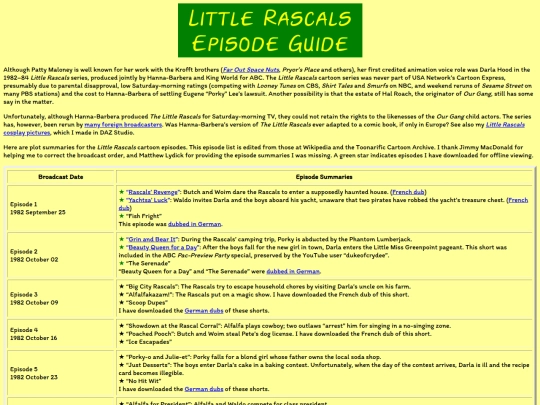 PattyMaloney/LR-episodes screenshot