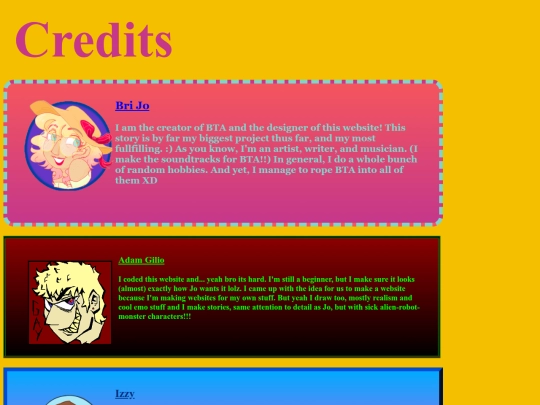 BTA/Credits screenshot
