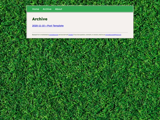 archive screenshot