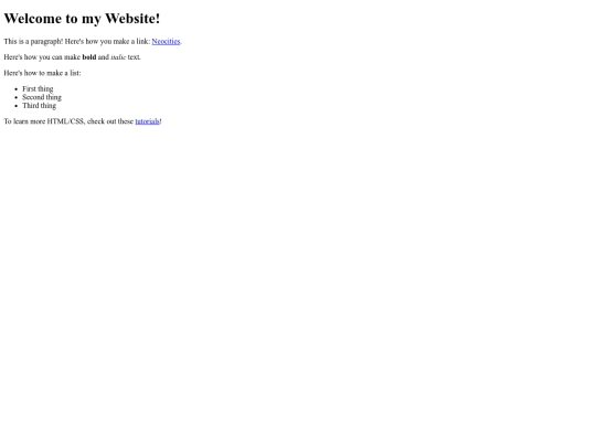 index screenshot