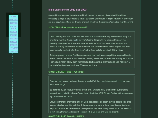dreamdiary/2023 screenshot