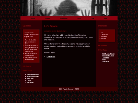 homepage screenshot