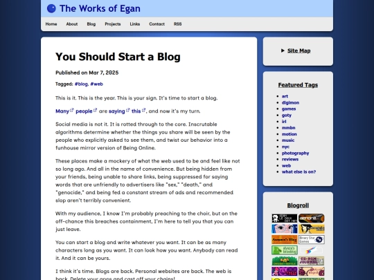 posts/2025-03-07-you-should-start-a-blog screenshot