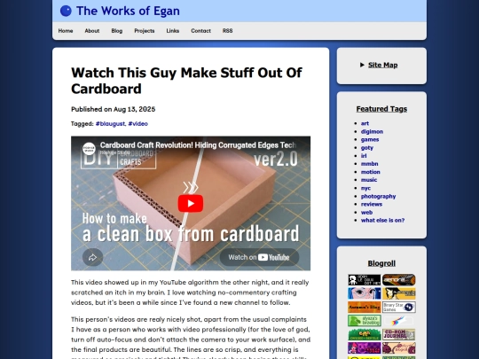 posts/2025-08-13-watch-this-guy-make-stuff-out-of-cardboard screenshot