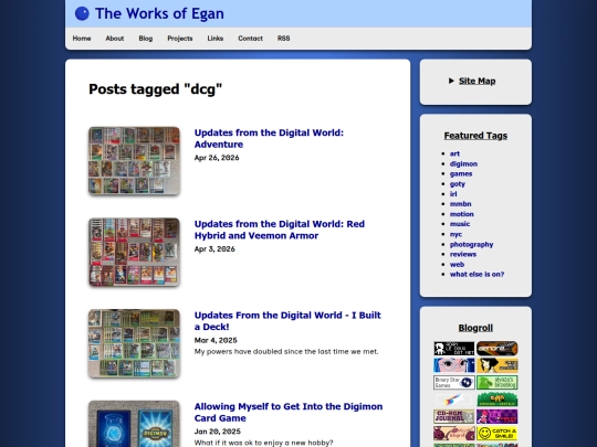 tagged/dcg screenshot