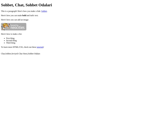index screenshot