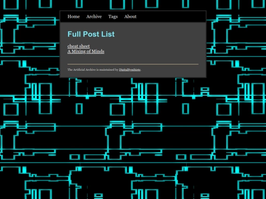 archive screenshot
