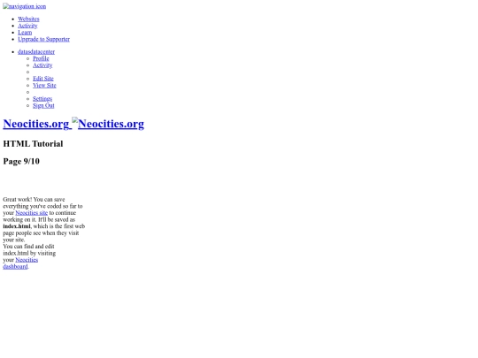 index screenshot