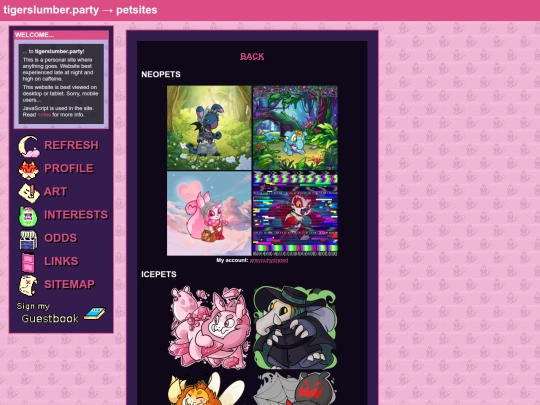 interests/v-pets/petsites screenshot