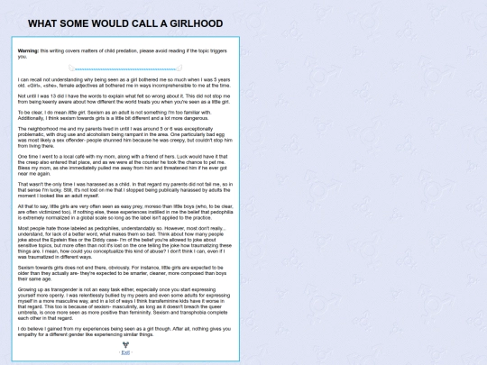 odds/trans/girlhood screenshot