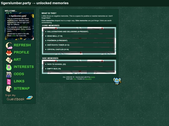 profile/unlocked-memories screenshot