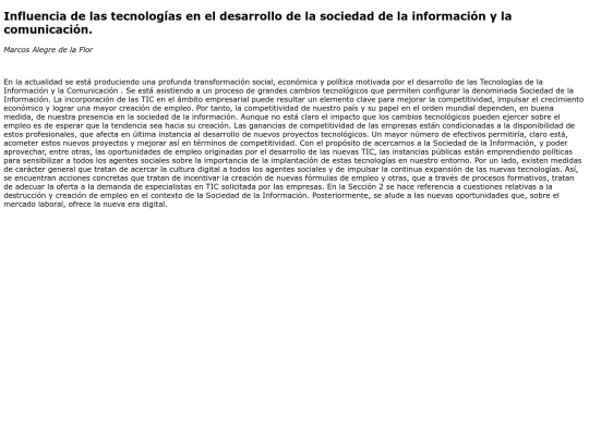 Influenciadelastecnologaseneldesarrollodelasociedaddelainformacinylacomunicacin screenshot