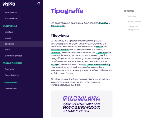 pages/visuals/tipografia screenshot