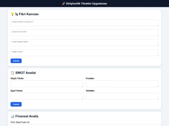 girisimcilikyonetimapp screenshot