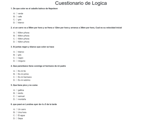 Ejercicio 11/cuestionario screenshot