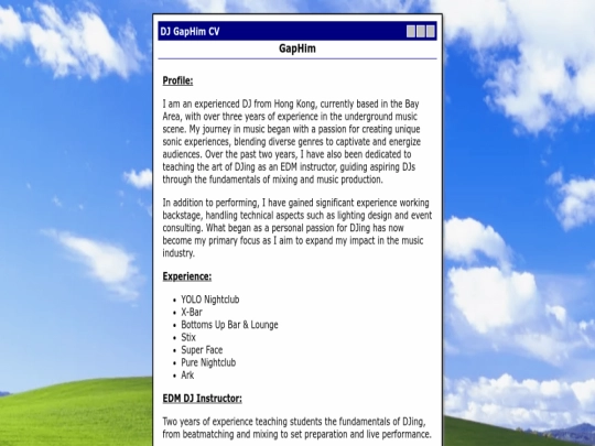 index screenshot