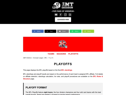 bflplayoffs screenshot