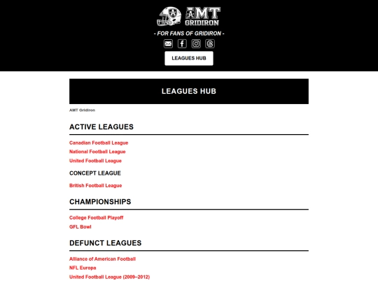 leagueshub screenshot
