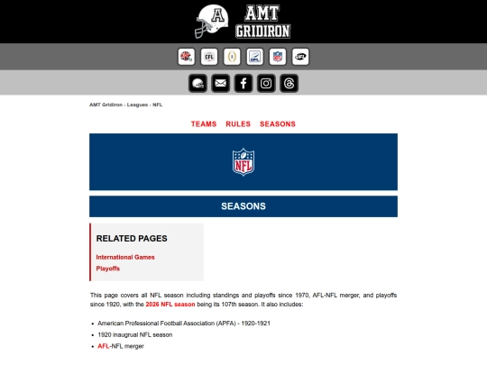 nfl/nflseasons screenshot