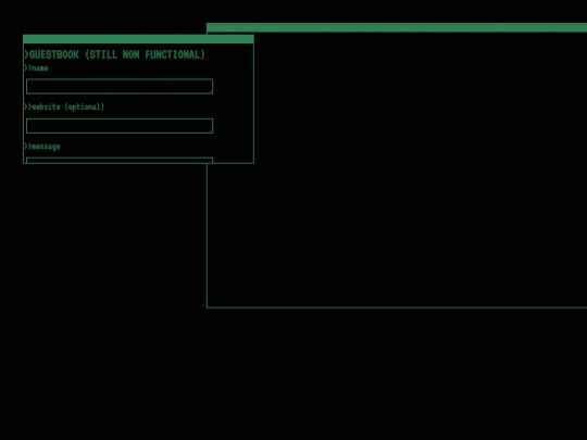 guestbook screenshot