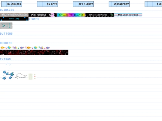 blinkiespage screenshot