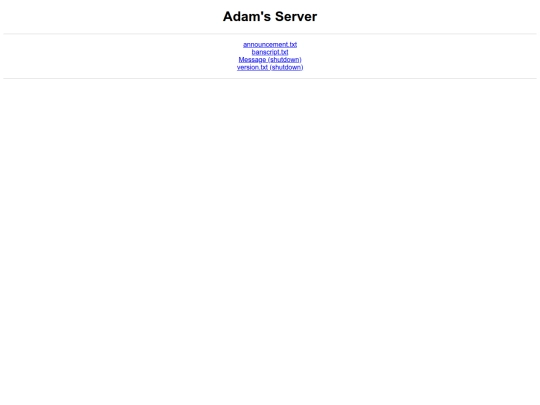 index screenshot