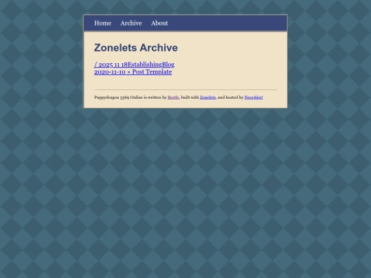 archive screenshot