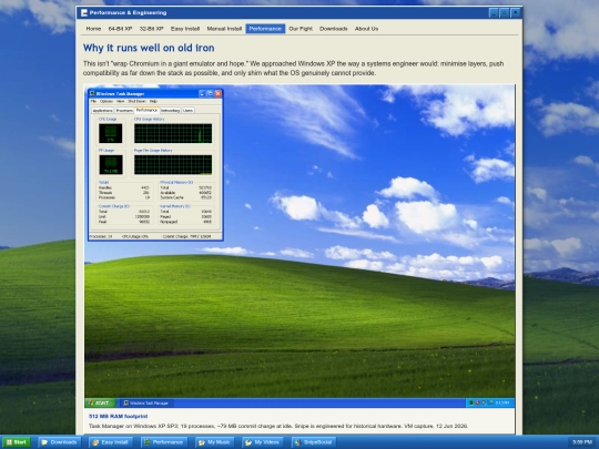 performance screenshot