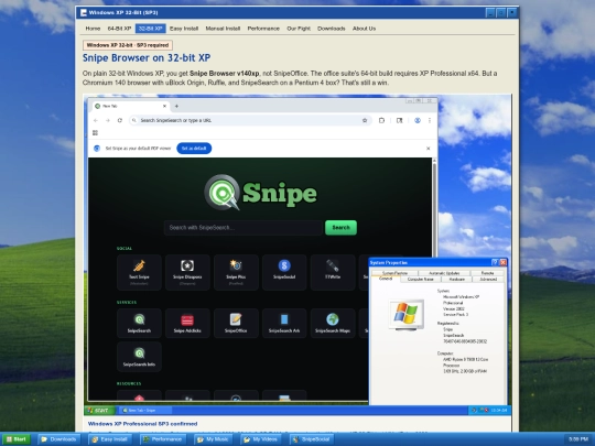 x86 screenshot