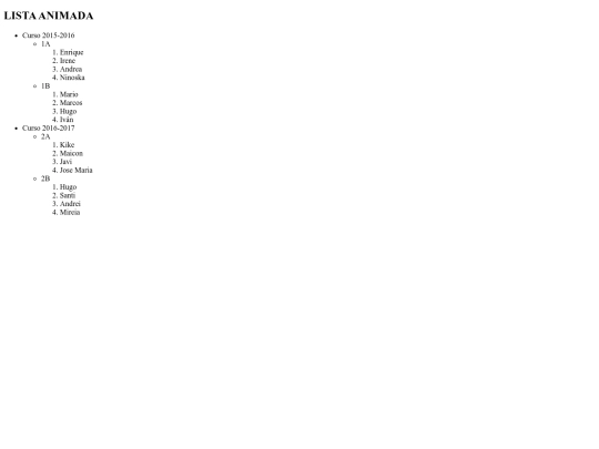listaanimada screenshot