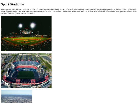 Sport-stadiums screenshot