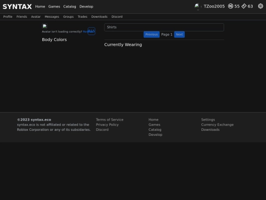 avatar screenshot