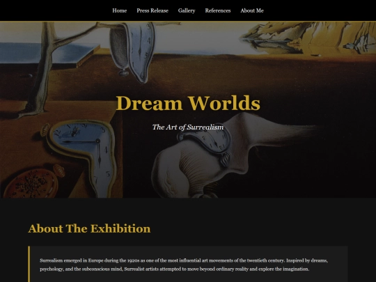 Exhibition screenshot