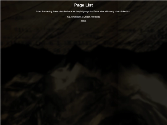 pagelist screenshot