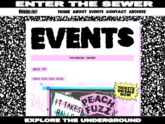 events screenshot
