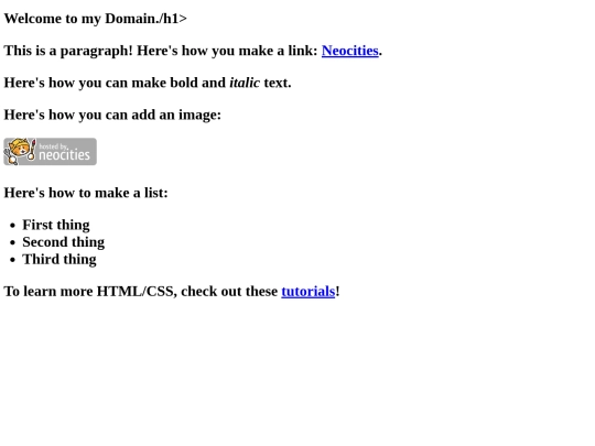 index screenshot