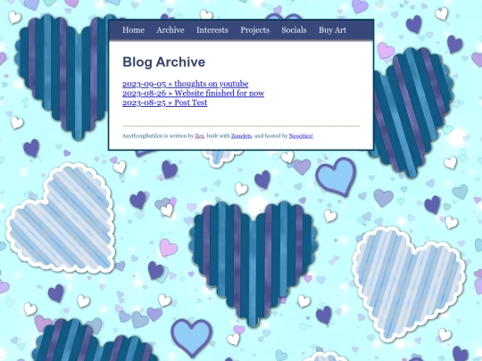 archive screenshot