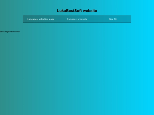 LukaBestSoft/error screenshot